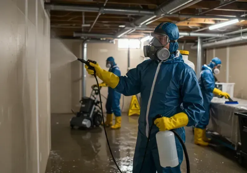 Basement Sanitization and Antimicrobial Treatment process in Altamont, TN